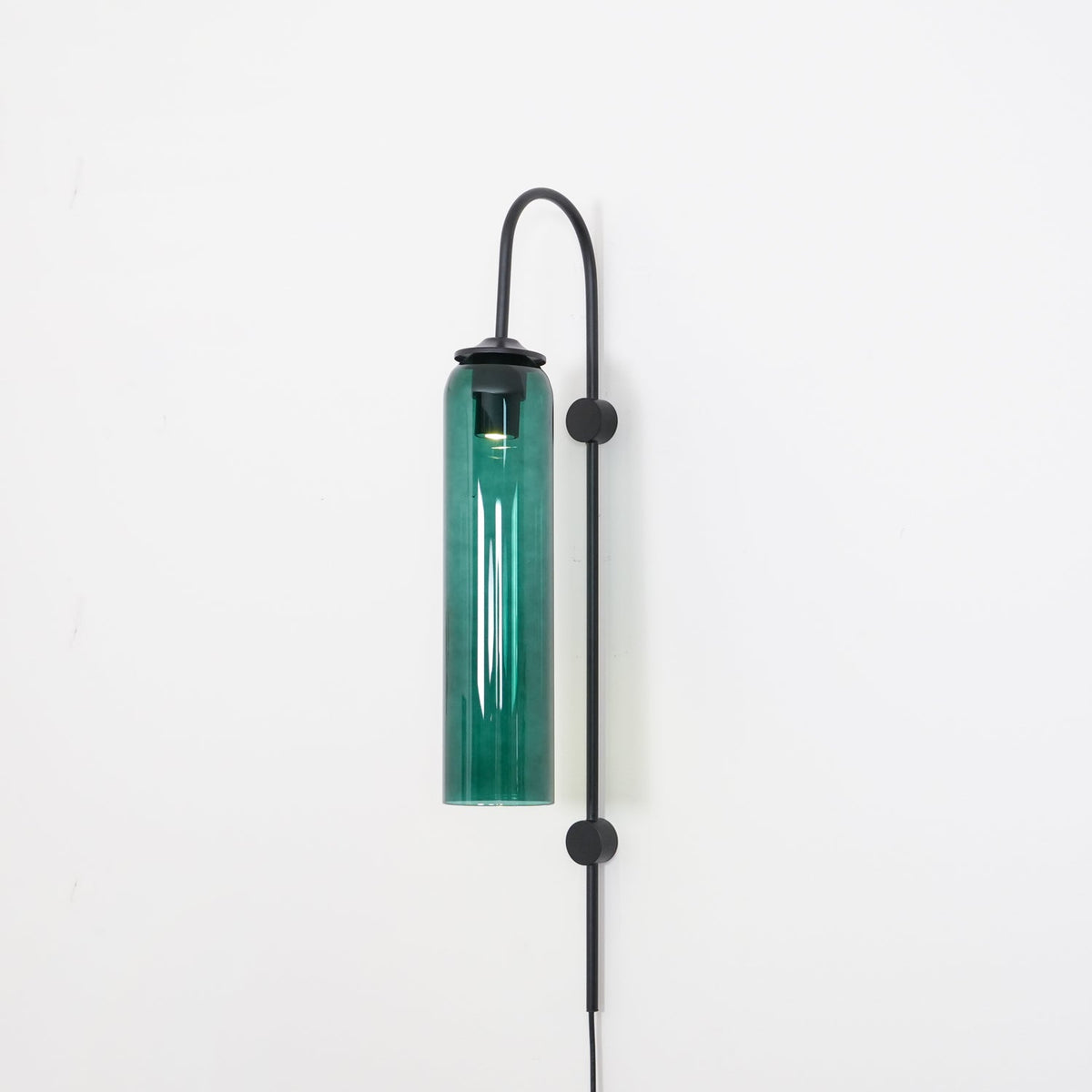 Modern Glass Plug In Wall Lamp