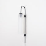 Modern Glass Plug In Wall Lamp