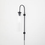 Modern Glass Plug In Wall Lamp