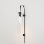 Modern Glass Plug In Wall Lamp