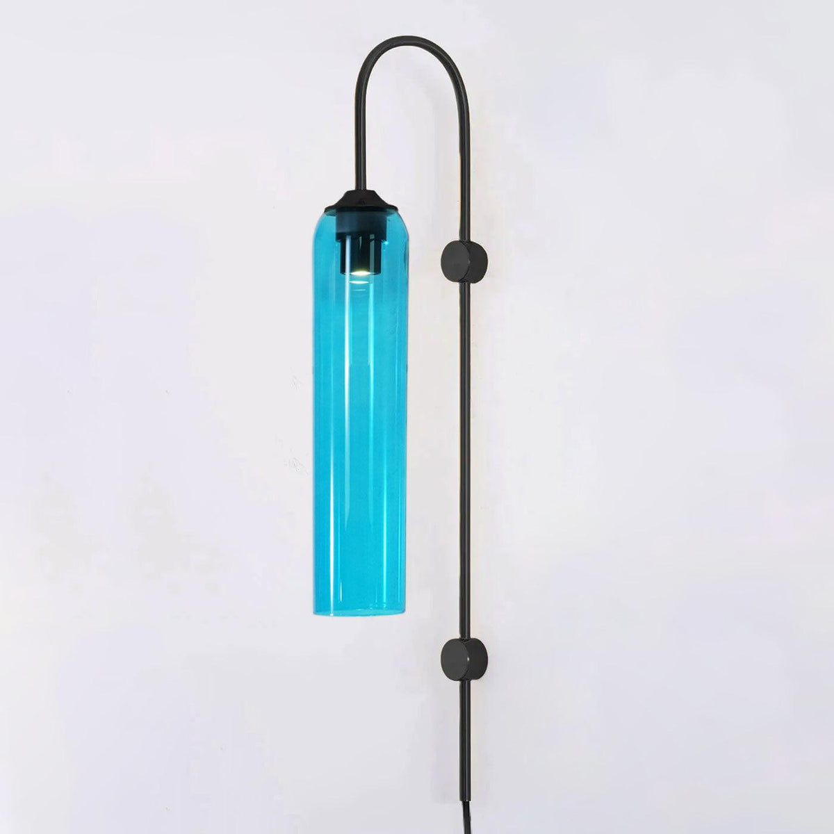 Modern Glass Plug In Wall Lamp