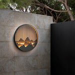 Mountain Outdoor Wall Lamp