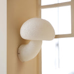 Mushroom Resin Plug In Wall Lamp
