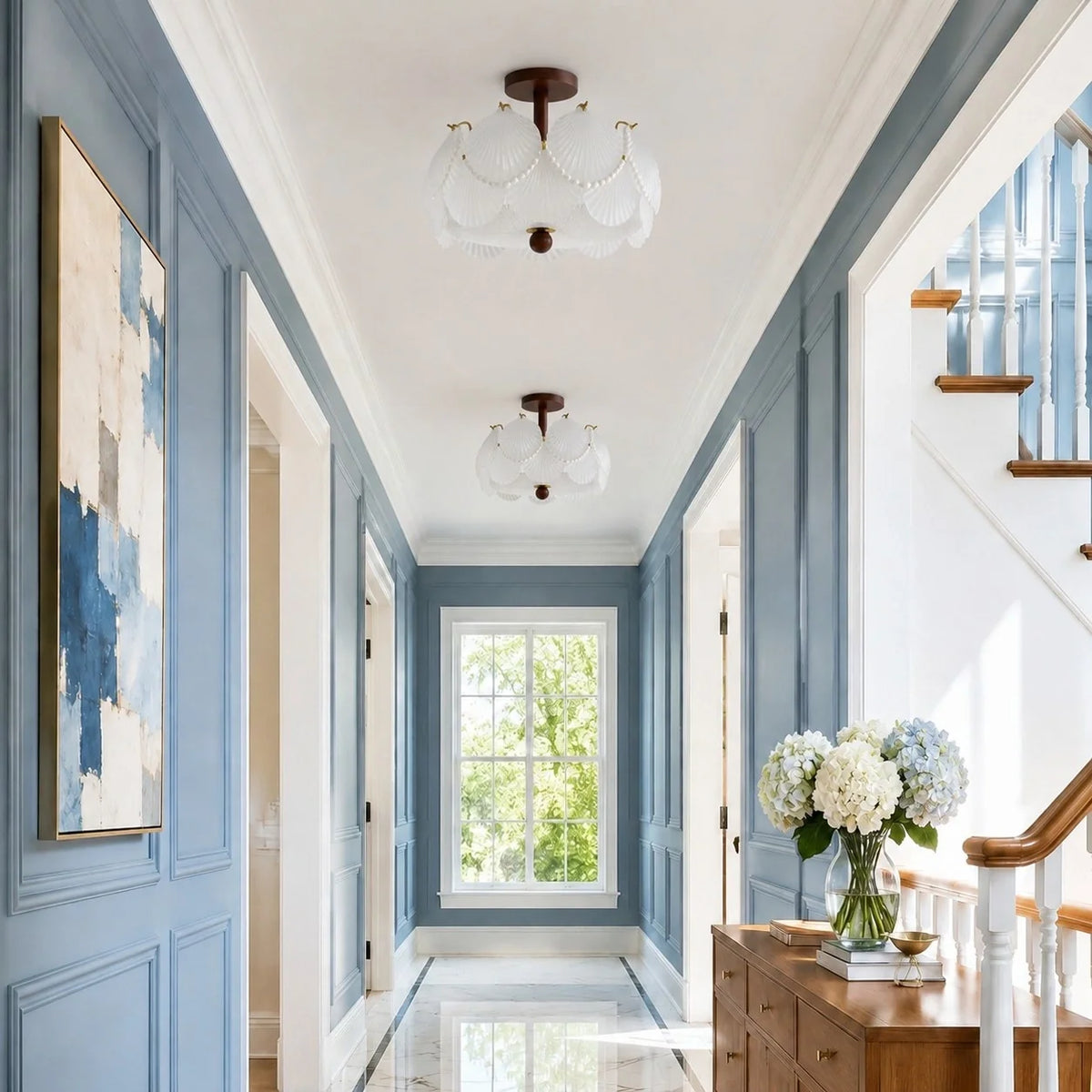 novin-french-vintage-glass-shell-ceiling-light