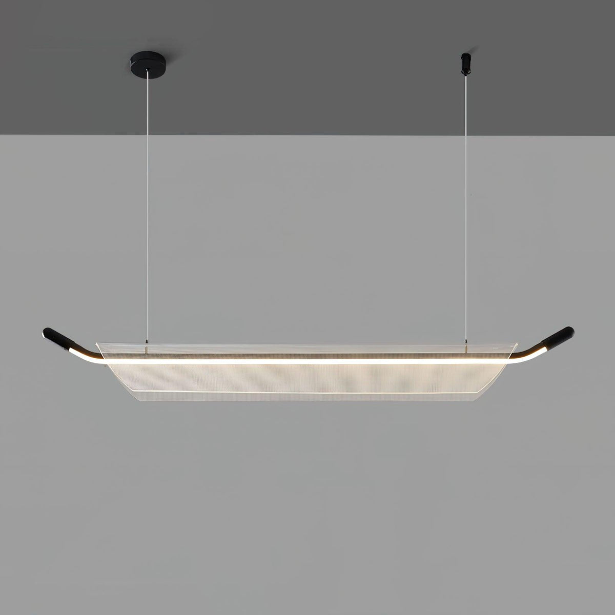 One Word Acrylic Pendant Light