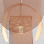 Metal Pendant Lamp with Perforated Shade
