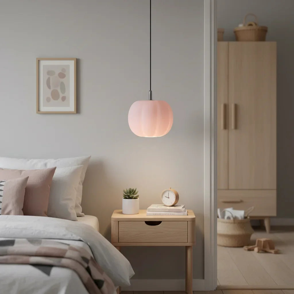 phia-minimalist-pumpkin-glass-pendant-light