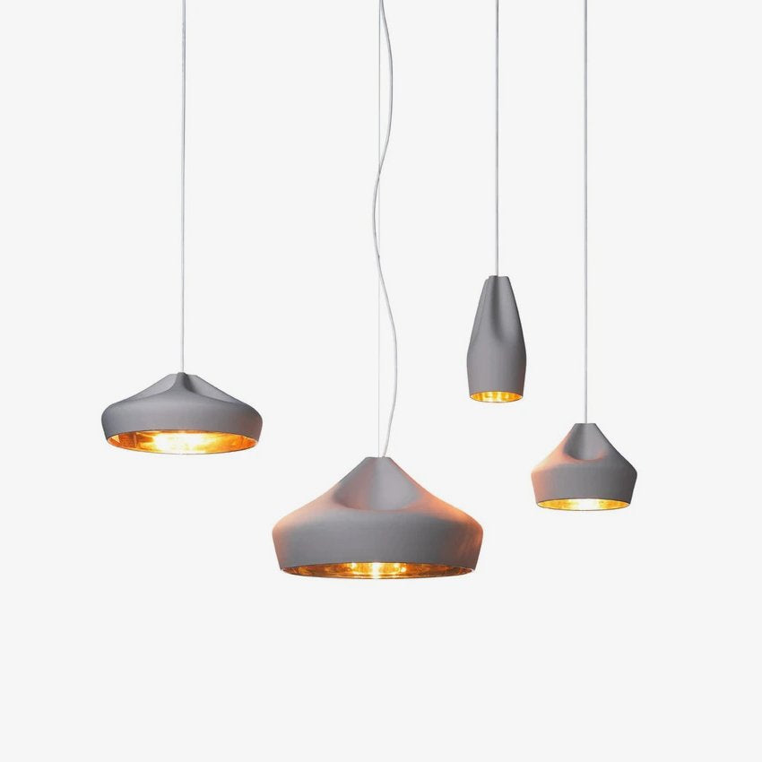 Pleated Box Hanging Light Fixtur