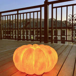 Portable Pumpkin Built In Battery Table Lamp