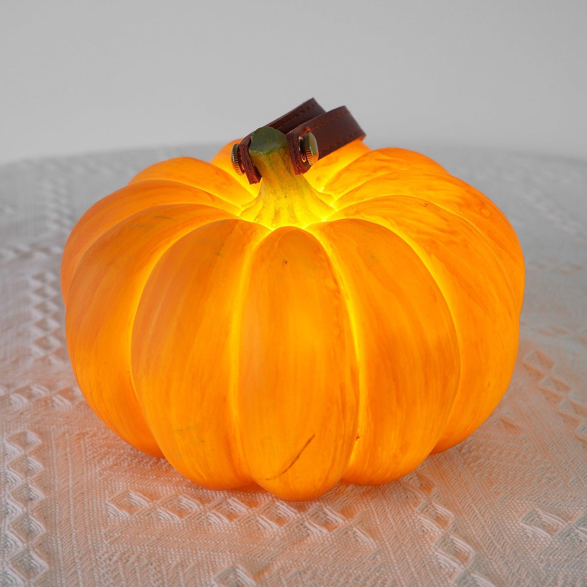 Portable Pumpkin Built In Battery Table Lamp
