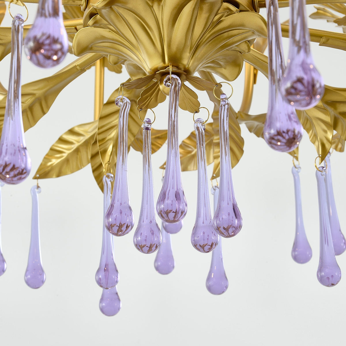 purple-glass-birdcage-chandelier