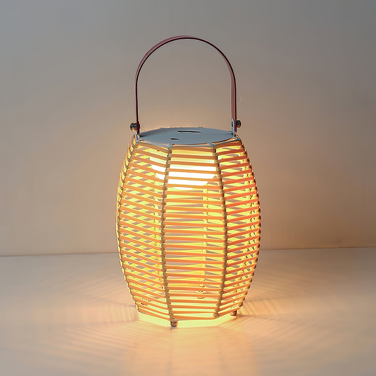Lantern Built In Battery Table Lamp
