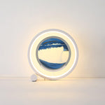 Relaxing Sand Built In Battery Table Lamp