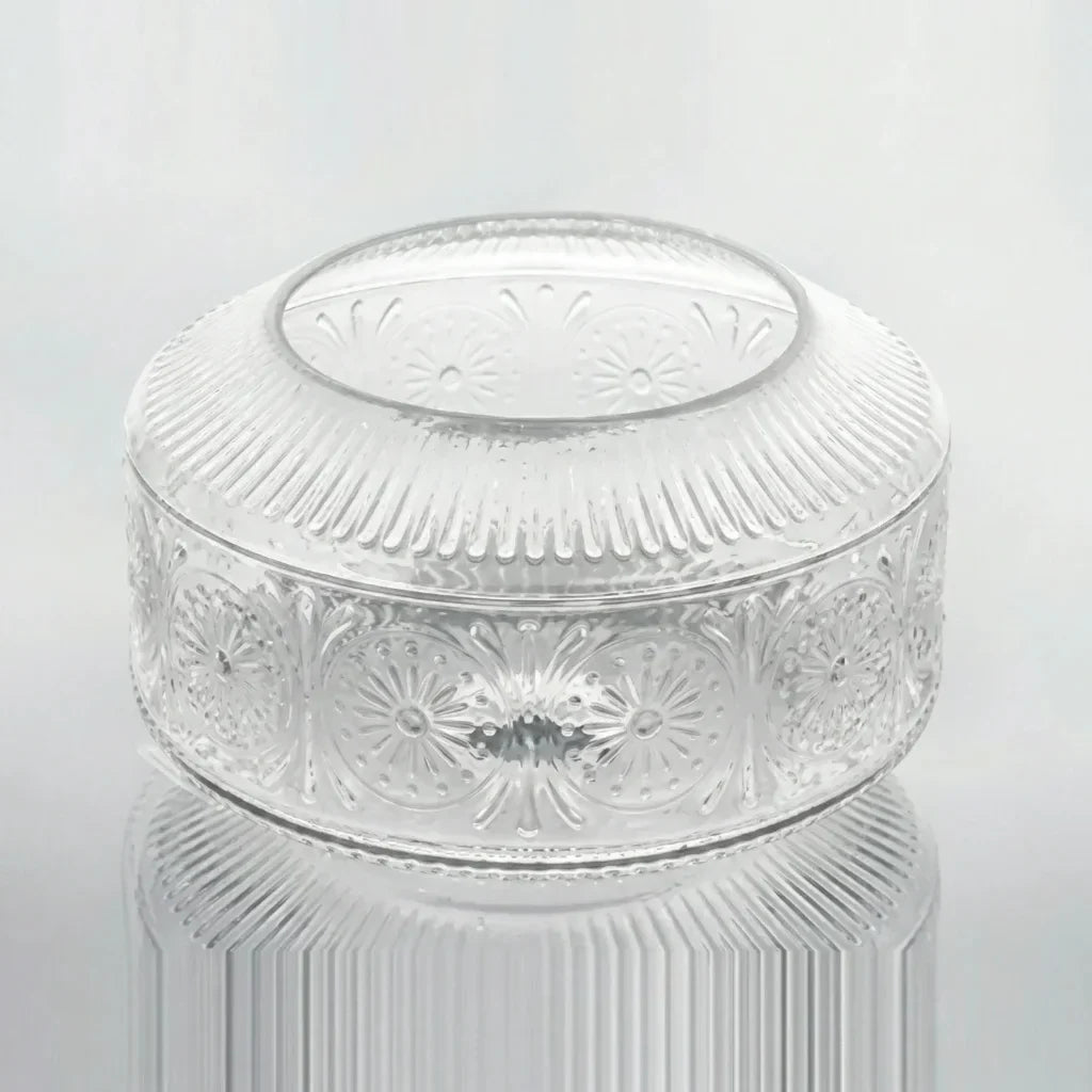 retro-pattern-glass-semi-flush-ceiling-light