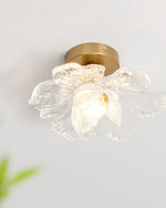 retro-petal-ceiling-light