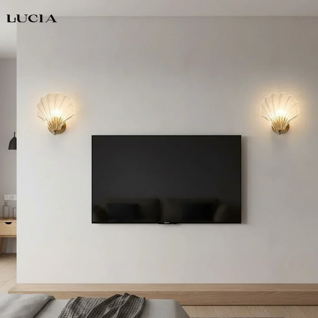 rheia-modern-creative-shell-glass-wall-sconce