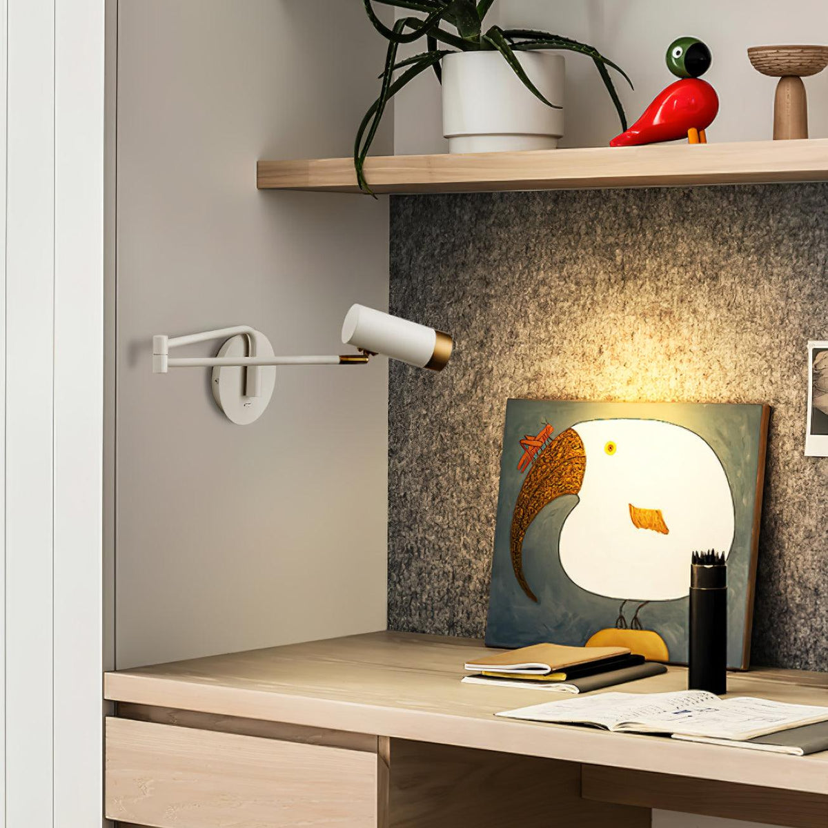 Ridge Arm Wall Lamp
