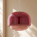 modern-nordic-round-double-dome-colorful-glass-pendant-light