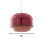 modern-nordic-round-double-dome-colorful-glass-pendant-light