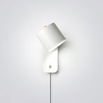 Rotatable Cylinder Plug In Wall Lamp