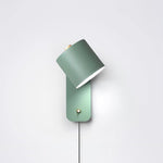 Rotatable Cylinder Plug In Wall Lamp