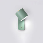 Rotatable Cylinder Plug In Wall Lamp