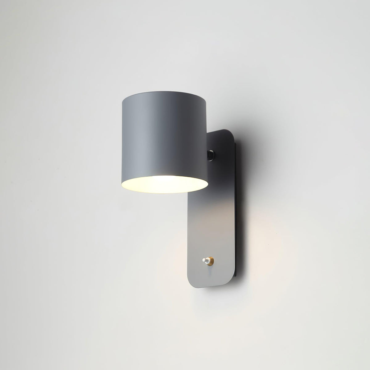 Rotatable Cylinder Plug In Wall Lamp