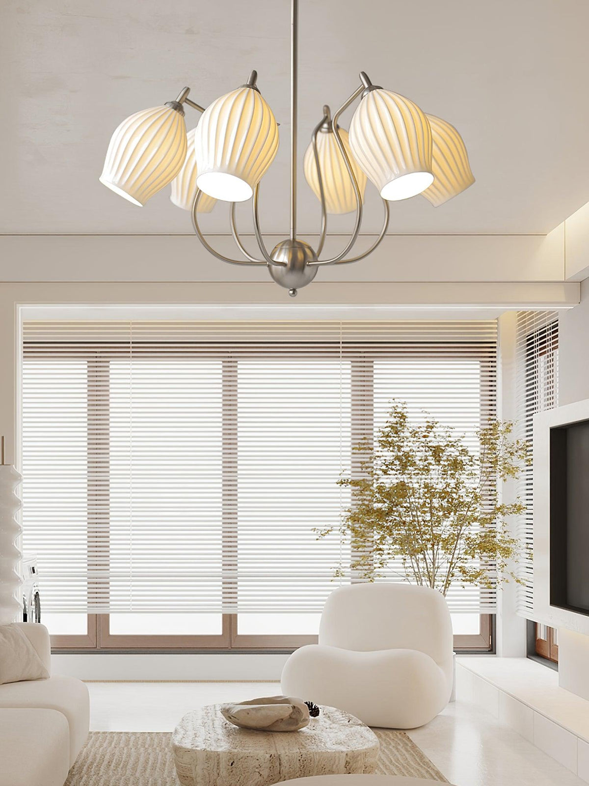 Ceramic_Ribbed_Chandelier