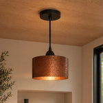 cedric-vintage-hammered-copper-drum-pendant-light