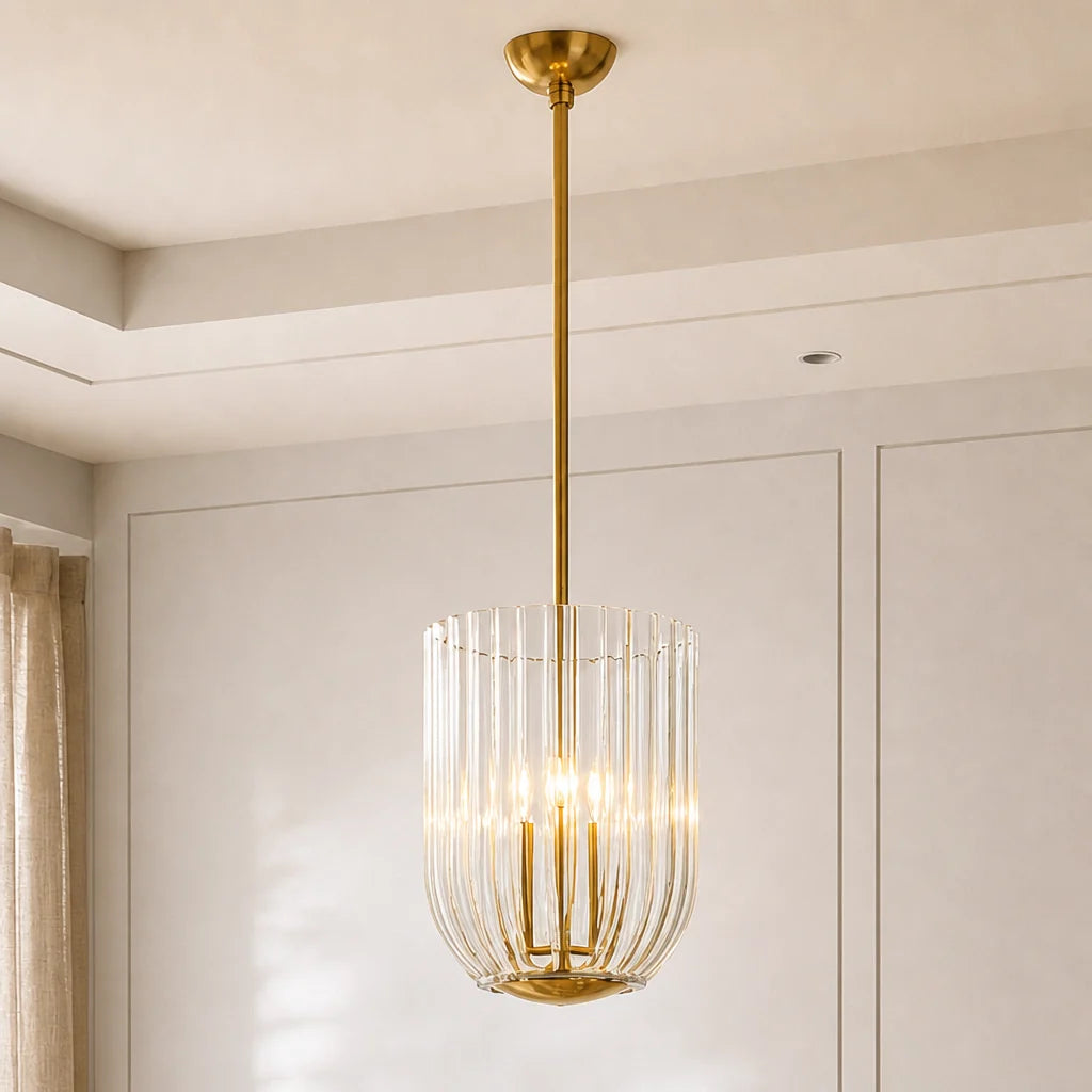 glass-lantern-pendant-light-with-ribbed-glass-in-champagne-aged-brass-finish