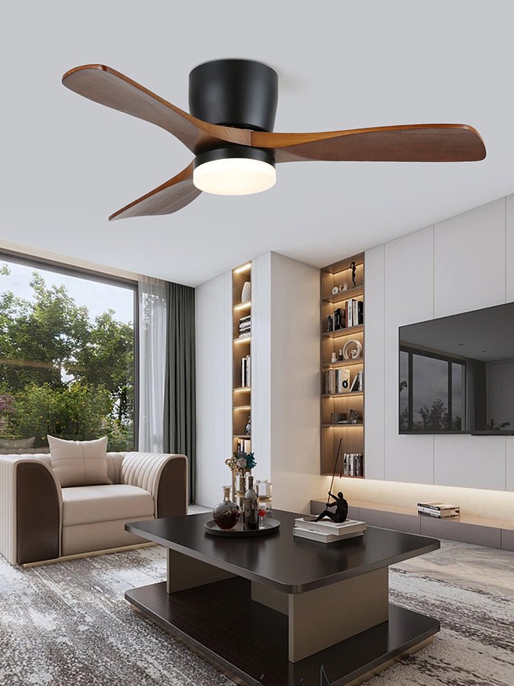 Aerodynamics Wooden Ceiling Fan Light 25027483