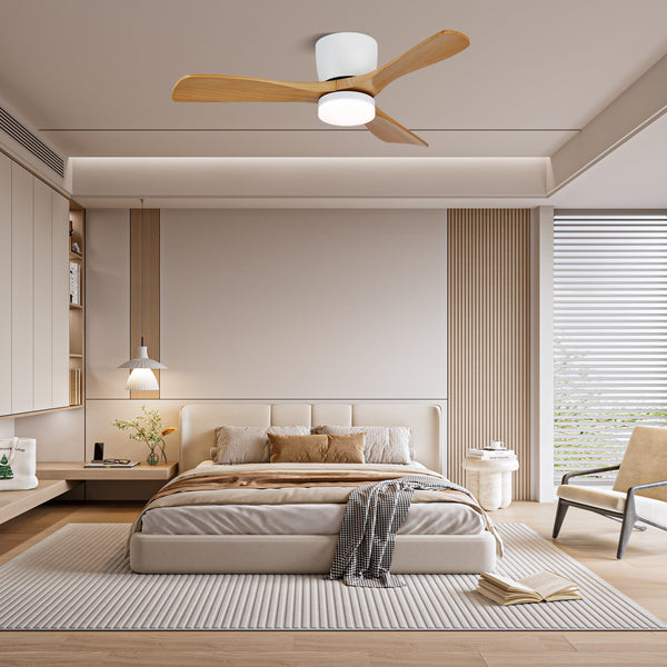 Aerodynamics Wooden Ceiling Fan Light 25027483