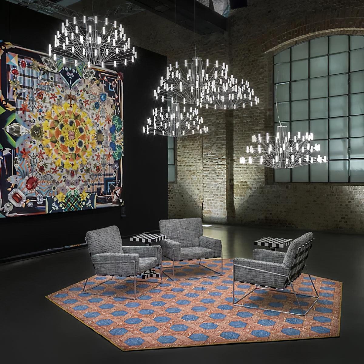 Sky Ballet Ceiling-Mounted Chandelier Elect