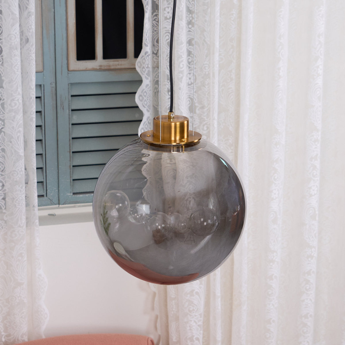 Handcrafted Soap Ball Pendant Ligh