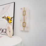 Square Marble Wall Lamp