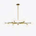 Staggered Glass Globes Chandelier