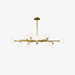 Staggered Glass Globes Chandelier