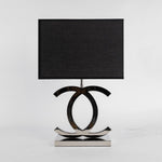 Polished Steel Table Lamp