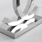 Polished Steel Table Lamp
