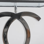 Polished Steel Table Lamp