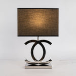 Polished Steel Table Lamp