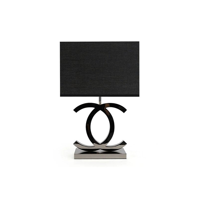 Polished Steel Table Lamp