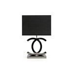 Polished Steel Table Lamp