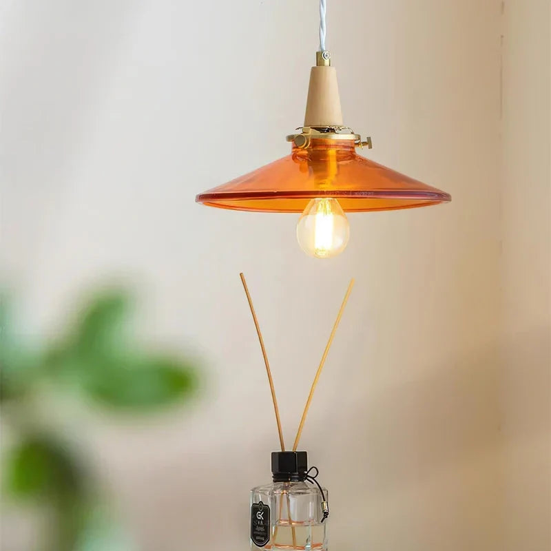 stilbon-nordic-creative-umbrella-orange-glass-pendant-light