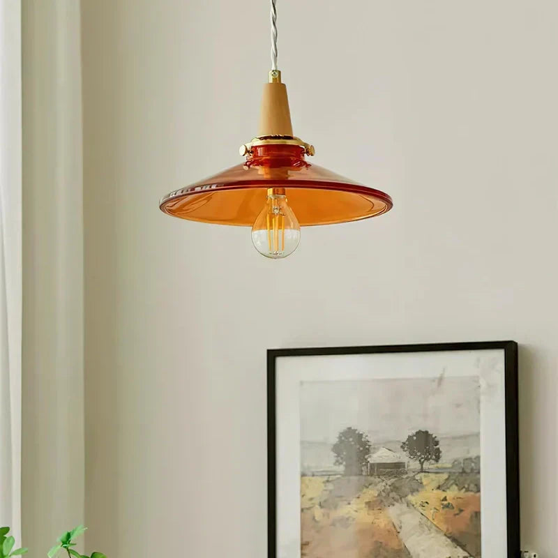 stilbon-nordic-creative-umbrella-orange-glass-pendant-light