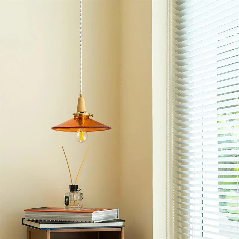 stilbon-nordic-creative-umbrella-orange-glass-pendant-light