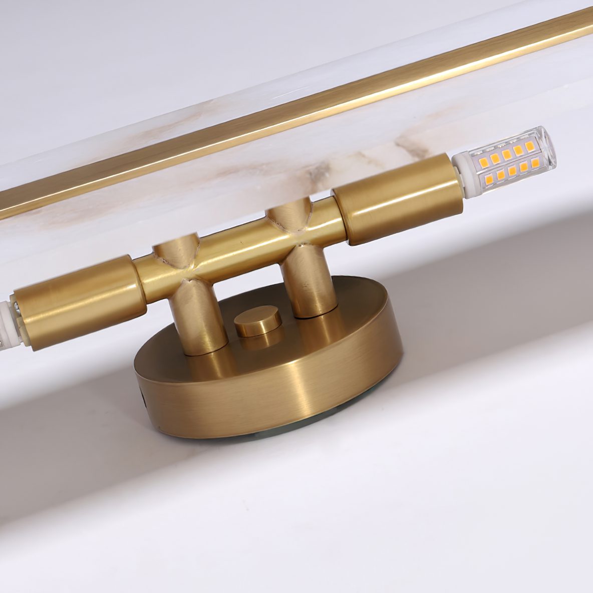Alabaster Stone Wall Sconce with LED Illumina