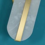 Alabaster Stone Wall Sconce with LED Illumina