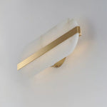 Alabaster Stone Wall Sconce with LED Illumina