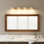 Travertine Duo Wood Wall Light 1